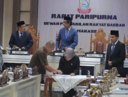 DPRD Rapat Paripurna Pemberhentian Wakil Walikota Makassar