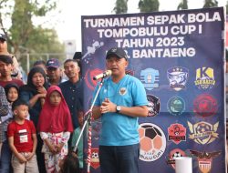 Bupati Bantaeng Ilham Azikin Apresiasi Turnamen Tompobulu CUP I