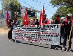 Sambut Pj Bupati Bantaeng, Puluhan Mahasiswa Gelar Demonstrasi 