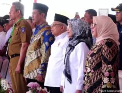 Hadir di Makassar, Ma’ruf Amin Apresiasi Pembangunan Masjid Hj Andi Nurhadi