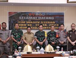 Kunjungan Tim Wases Mabes TNI, Pj Bupati Bantaeng Apresiasi Pelaksanaan TMMD ke-118