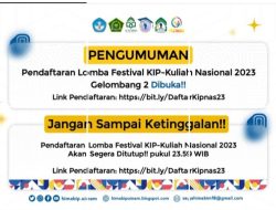 Terbuka Pendaftaran Gelombang II Festival KIPNAS