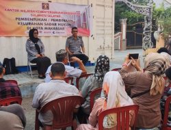 Dorong Pembentukan Kelurahan Sadar Hukum di Makassar, Kemenkumham Sulsel Gelar Sosialisasi di Tamamaung