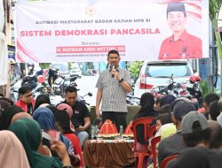 Ridwan Andi Wittiri Sosialisasi Demokrasi Pancasila di Maccini Parang