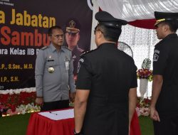 Pimpin Sertijab Karutan Pinrang, Kadivpas Kemenkumham Sulsel Puji Berbagai Prestasi Wahyu Trah Utomo