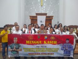 Polda Sulsel Gelar Minggu Kasih di Sudiang Makassar, Jemaat Diharap Ikut Wujudkan Pemilu Aman