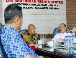 Anggota DPD RI Ajiep Padindang Sambangi Kemenkumham Sulsel, Cek Implementasi UU Pemasyarakatan