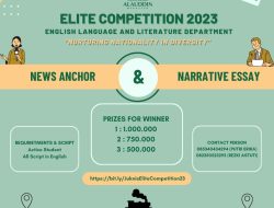 Jurusan Bahasa dan Sastra Inggris UIN Alauddin Makassar Gelar ELITE Competition 2023