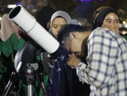 HMJ Ilmu Falak UIN Alauddin Makassar Lakukan Pengamatan Gerhana Bulan Sebagian