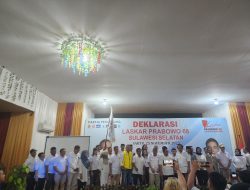 Ratusan Relawan Laskar Prabowo 08 Siap Menangkan Prabowo-Gibran di Sulsel