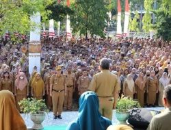 Jajaran Bappeda Parepare Hadiri Apel Akbar Pelepasan Wali Kota Taufan Pawe