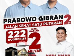 Amar Ma’ruf Siapkan Beragam Hadiah Menarik di Jalan Sehat Satu Putaran Prabowo Gibran di Makassar, Total Capai Rp2 Miliar