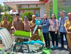 Presiden Kubota Machinary Indonesia Beri Transplanter SMKN 5 Bone