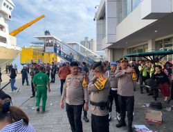 Polres Pelabuhan Makassar Beri Pengamanan Keberangkatan Anggota HMI ke Kalimantan Barat