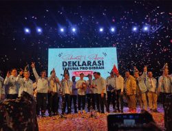 Karang Taruna 38 Provinsi Deklarasi Pro Gibran di Makassar