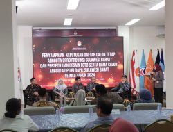 KPU Sulbar Tetapkan DCT Pada Pemilu 2024