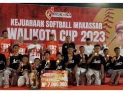 Tim Laston Dinas PU Makassar Juara 1 di Kejuaraan Softball Makassar U-18 Wali Kota Cup 2023