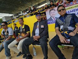 Ketua Umum KONI Sulsel Saksikan Langsung Sepak Bola Antar Kecamatan se Kabupaten Bone
