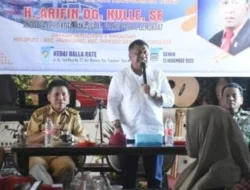 Arifin Dg Kulle Komitmen Kawal Aspirasi Warga Terkait Infrastruktur