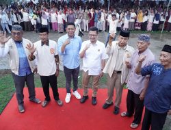 Wakil Ketua TKD Sulsel Kampanyekan Prabowo-Gibran di Gowa