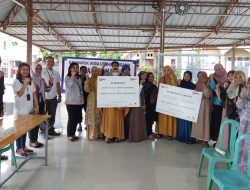 BRI Life Giat Beri Edukasi Literasi Asuransi dan Bantuan Alat produksi Kepada Para Pelaku UMKM Kota Makassar