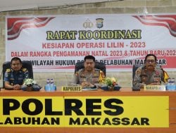 Gelar Rakor Lintas Sektoral, Polres Pelabuhan Makassar Siap Amankan Nataru 2023