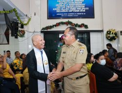 Danny Pomanto dan Pj Gubernur Pantau Pengamanan Malam Natal di Dua Gereja