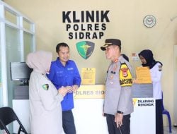 AKBP Erwin Syah Sambut Tim Surveyor Akreditasi di Klinik Polres Sidrap