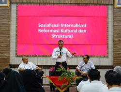 ASN Kanwil Kemenkumham Sulsel Ikuti Sosialisasi dan Internalisasi Reformasi Kultural dan Struktural