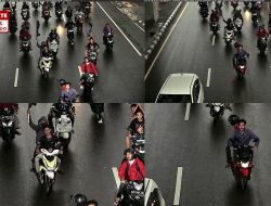Aksi Ugal-Ugalan di Jalan AP Pettarani Makassar Tercapture Kamera ETLE