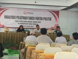 Jelang Pemilu, Bawaslu Tator Fasilitasi Pelatihan Saksi Parpol