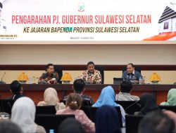 Pj Gubernur Sulsel Imbau Bapenda Tingkatkan Pendapatan