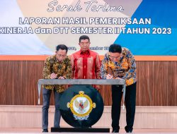 Bupati Barru dan Ketua DPRD Hadiri Penyerahan LHP Kepatuhan atas Belanja Modal