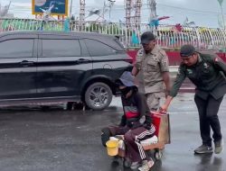 Patroli Anjal dan Gepeng, TRC Saribattang Dinsos Makassar Jaring Dua Manusia Silver dan Pengemis