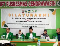 KKN Profesi FK-UMI Angkatan 72, Rektor UMI Silaturahmi Dengan 12 Kepala Puskesmas di Cendrawasih