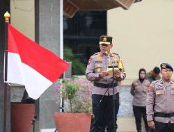 Polda Sulsel Gelar Upacara kenaikan Pangkat 1,551 Personel Dan Penyambutan Personil Brimob BKO Papua