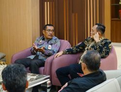 Kakanwil Kemenkumham Sulsel Silaturahmi dengan Kakanwil BPN Sulawesi Selatan