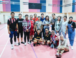 Kaesang Pangarep Main Badminton Bareng Mantan Juara Dunia
