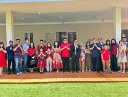 Wali Kota-Ketua DPRD Makassar Kompak Hadiri Open House Pengacara Kondang Lucas