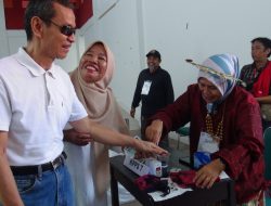 Salurkan Hak Pilih di TPS, Penyandang Disabilitas di Makassar Harap Pemimpin  Terpilih Beri Perhatian Lebih