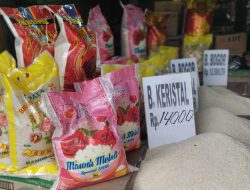 Harga Beras di Pasar Tradisional Makassar Perlahan Normal, Ini Upaya Satgas Pangan Polda Sulsel
