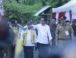 Disambut Tari Gandrang Bulo, Jokowi Resmikan Ruas Inpres Jalan Daerah Bareng MYL
