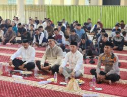 Kapolsek Pattallasang Hadiri Tabligh Akbar di Masjid Agung Takalar