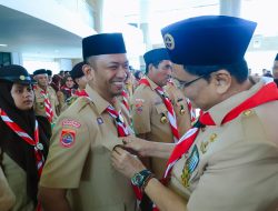 Suardi Saleh Lantik Majelis Pembimbing Kwartir Ranting dan Dewan Kerja Ranting Pramuka se-Kabupaten Barru