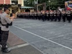 Polres Takalar Terjunkan 311 Personel Jaga TPS di Pemilu 2024