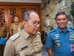 Laksda TNI A. Rivai Ras Temui Walikota Makassar Soal Dukungan Pemkot Sukseskan Pemilu 2024