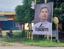 Tensi Politik di Jeneponto Mulai Hangat, Baliho Islam Iskandar Diduga Dirusak OTK