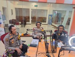 Ikuti Talk Show RRI Makassar, Humas Polres Gowa Bahas Siskamtibmas yang Kondusif Sambut Ramadan