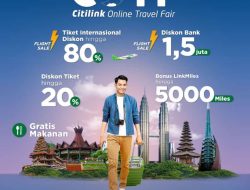 Siap-siap Beli Tiket Mudik Lebaran, BRI dan Citilink Kembali Gelar Online Travel Fair