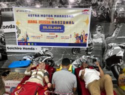 Astra Motor Sulsel Helat Donor Darah Peringati Hari Musik Nasional 